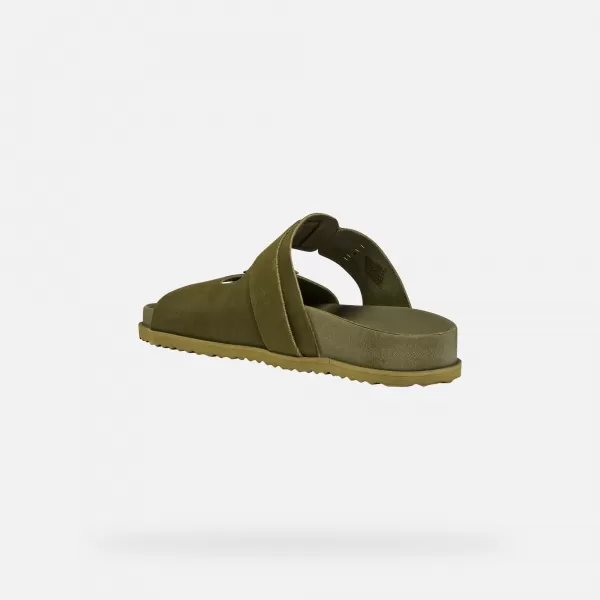  Pánské pantofle GEOX PARNAIBA G014431 KHAKI 