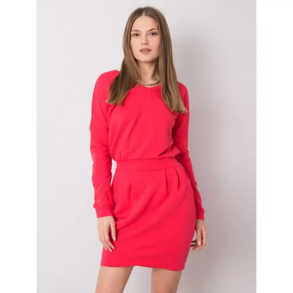  Dámské šaty RUE PARIS RV-SK-6037.18X CORAL 