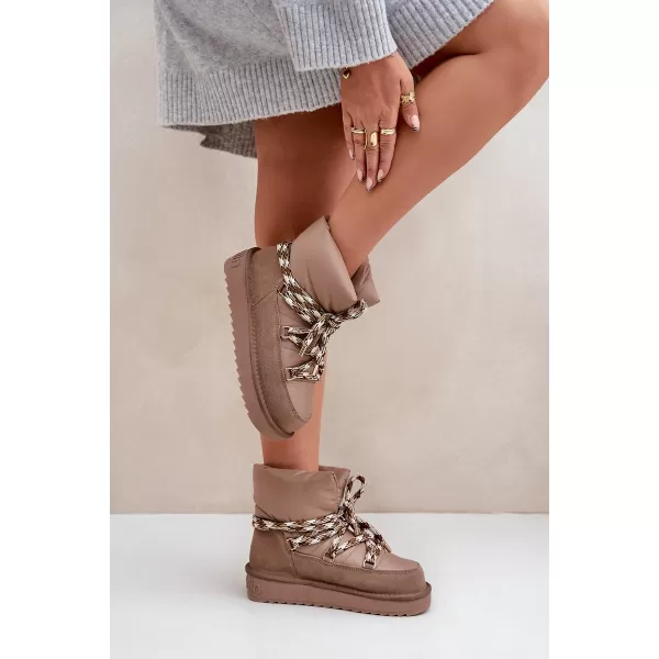  Dámské sněhule D.FRANKLIN DFSH375003 TAUPE 