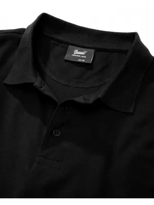 Pánské triko s límečkem BRANDIT 4215 BLACK