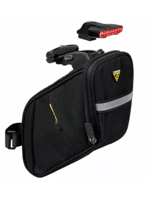 Brašna+světlo TOPEAK AERO WEDGE PACK DF COMBO URBAN