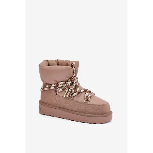  Dámské sněhule D.FRANKLIN DFSH375003 TAUPE 
