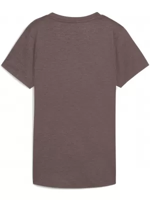 Dámské triko PUMA W TAD ESSENTIAL HEATHER TEE 525891-88 RAISIN HEATHER