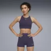 Dámská sportovní podprsenka PUMA W PUMAXHYROX SHPLX HI NCK BR 527854_64 DEEP PLUM