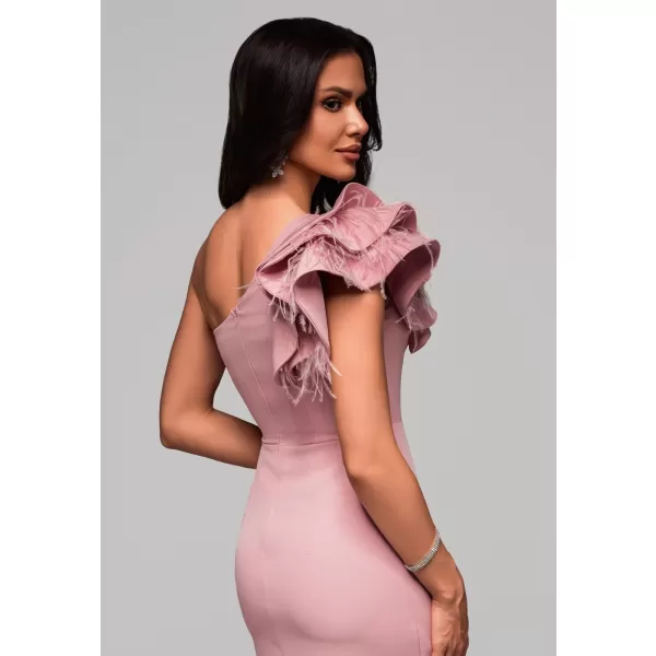  Dámské šaty LARICA LA-OM-DLR005 PINK 
