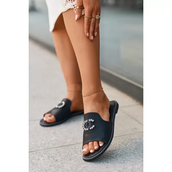  Dámské žabky S.BARSKI KV27-050 BLACK 