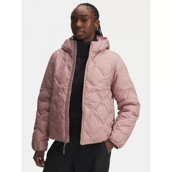  Dámská bunda UNDER ARMOUR LEGEND DOWN JACKET 6008818-673 RŮŽOVÁ 