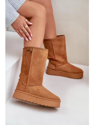 Dámské boty BIG STAR OO274893 BROWN/BEIGE