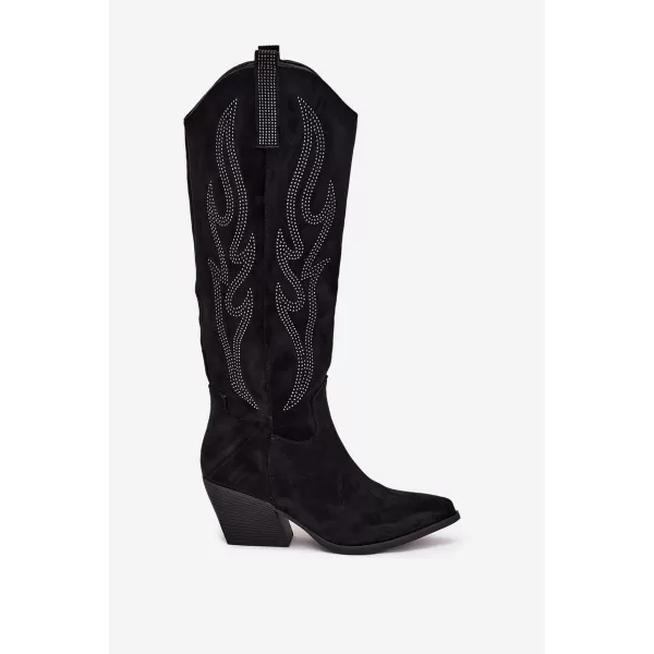  Dámské boty na podpatku BOTO JOVINA 38555 BLACK 