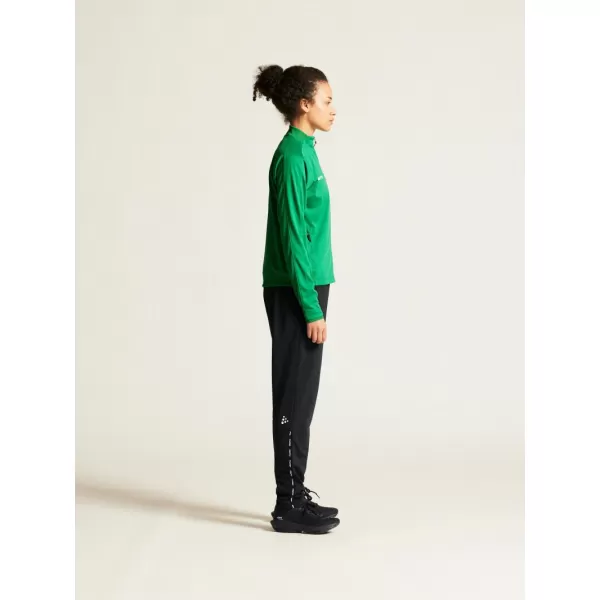  Dámská tréninková bunda CRAFT TW Evolve 2.0 Full Zip Jacket W TÝMOVĚ ZELENÁ 