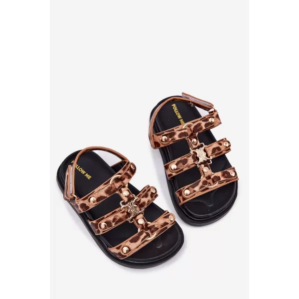  Dětské sandály BOTO LUNESSA 38047 LEOPARD 