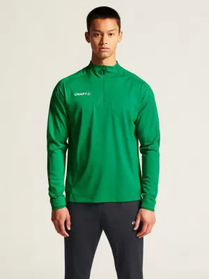 Pánská tréninková bunda s 1/4 zipem CRAFT TW Evolve 2.0 Half Zip M TÝMOVĚ ZELENÁ