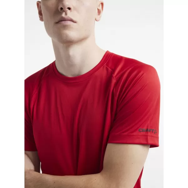  Pánské sportovní tričko CRAFT Corp. CORE Unify Training Tee M JASNĚ ČERVENÁ 