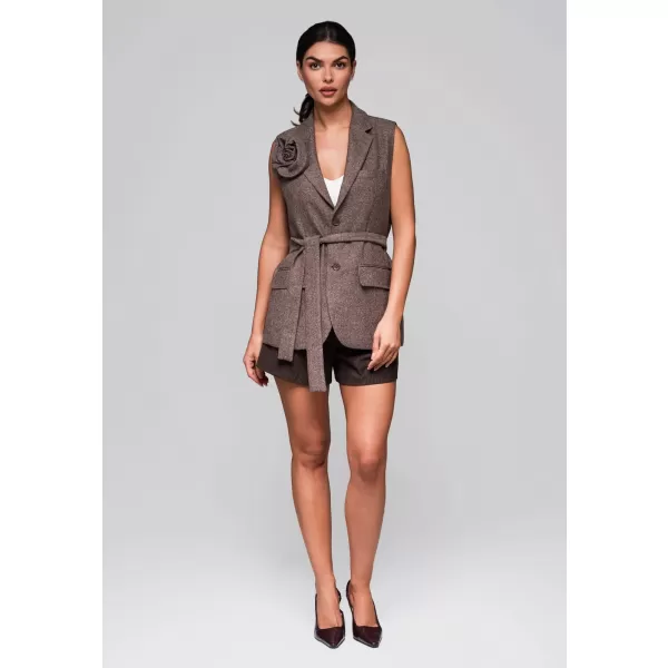  Dámská vesta LARICA LW-BLZV-0102 BROWN 