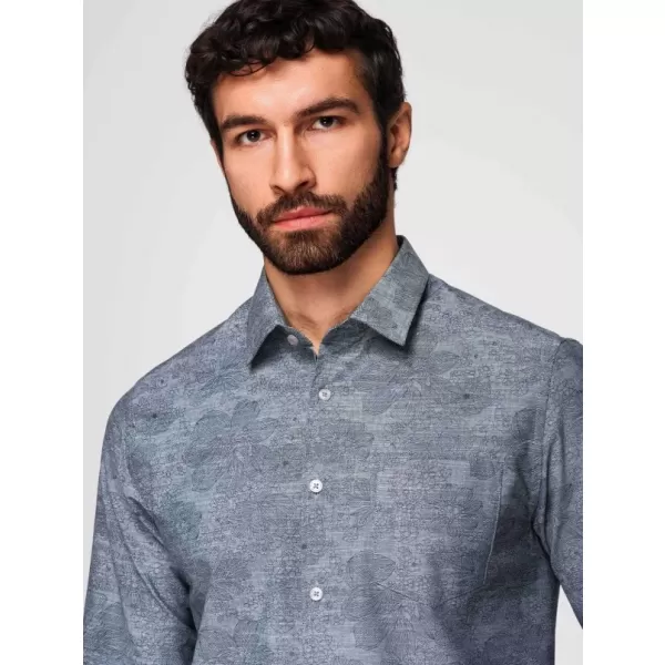  Pánská košile OMBRE K701 GREY 