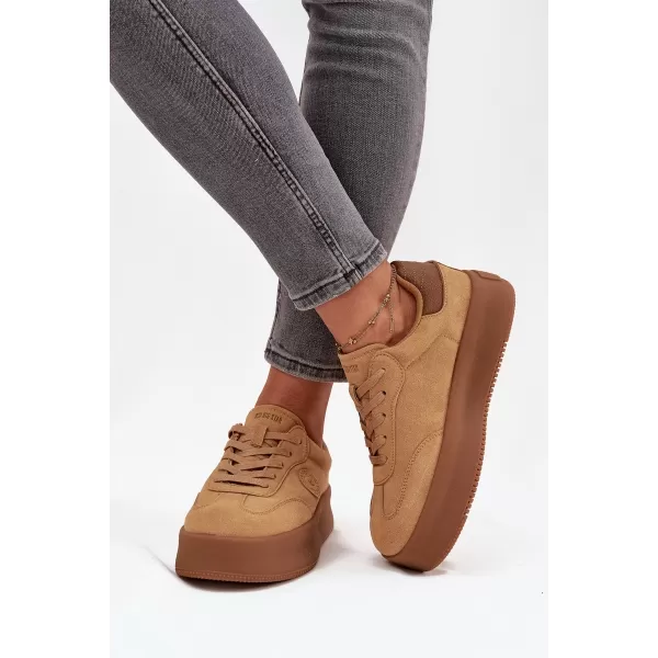  Dámské tenisky BIG STAR SS274762 BROWN/BEIGE 