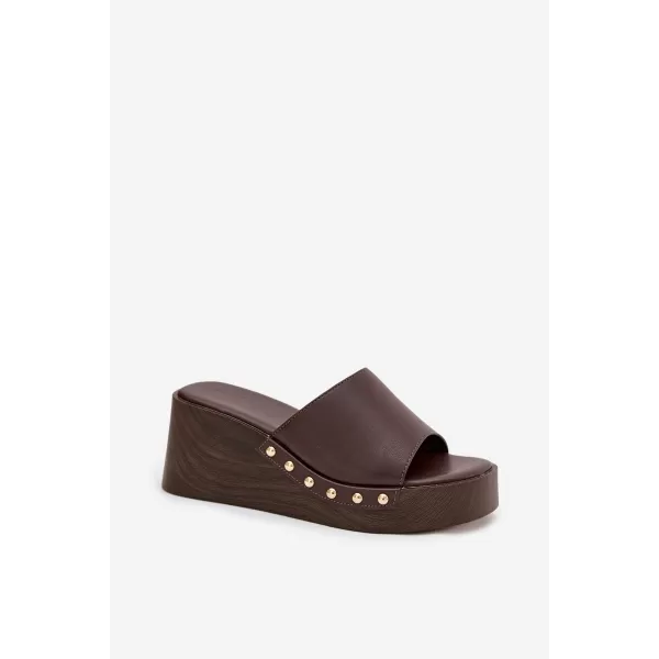  Dámské pantofle BOTO ARIONNE 41252 COFFEE 