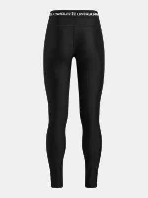 Dívčí legíny UNDER ARMOUR HEATGEAR GRAPHIC LEGGING 6012636-001 ČERNÁ