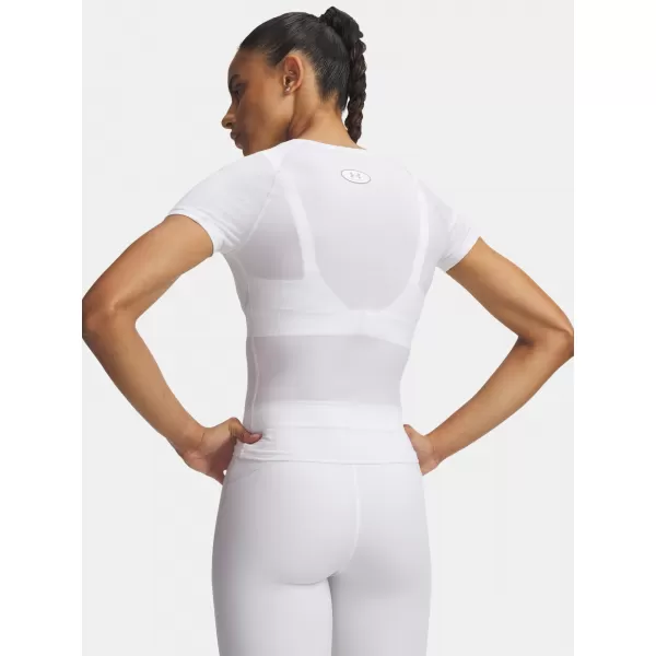  Dámské triko UNDER ARMOUR HEATGEAR ELITE SS 6015368-100 BÍLÁ 
