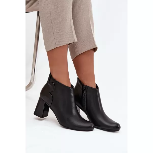  Dámské boty na podpatku BOTO IVESSARA 39751 BLACK 
