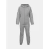Chlapecká souprava UNDER ARMOUR UA DOUBLE KNIT FZ SET UAFII1NE-053 ŠEDÁ