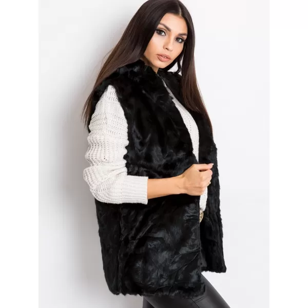  Dámská vesta WOOL FASHION ITALIA AT-KZ-05201.95P NOIRE 