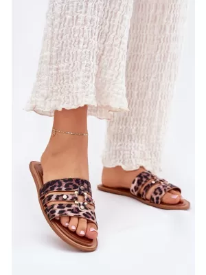 Dámské pantofle BOTO NOROTI 37941 LEOPARD