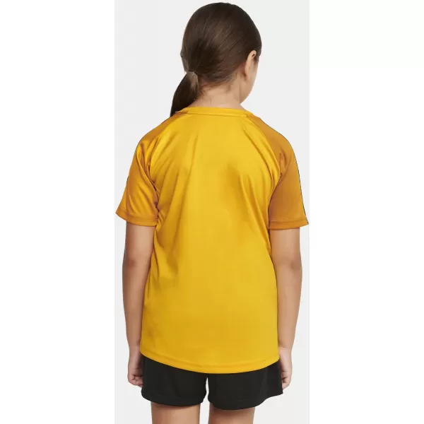  Dětské kontrastní sportovní tričko CRAFT TW Squad Go Contrast Jersey Jr ŠVÉDSKÁ ŽLUTÁ/ZLATÁ 