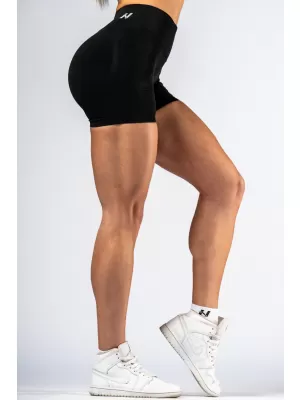 NEBBIA High-waist push-up šortky POWER 893 BLACK