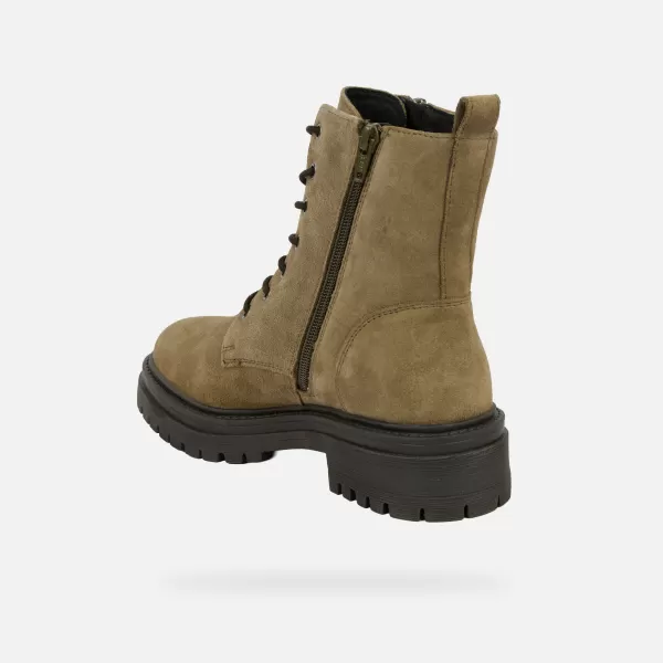 Dámské kotníkové boty GEOX IRIDEA G004093 KHAKI 