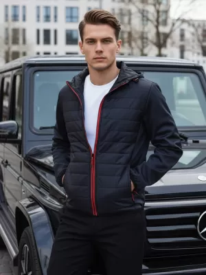 Pánská bunda DSTREET TMAVĚ MODRÁ