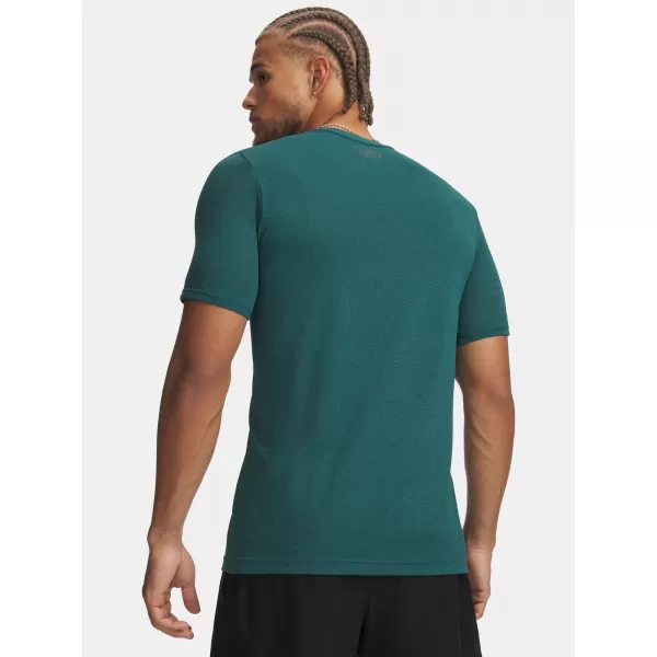  Pánské triko UNDER ARMOUR VANISH SEAMLESS NOVELTY SS 6010603-338 ZELENÁ 