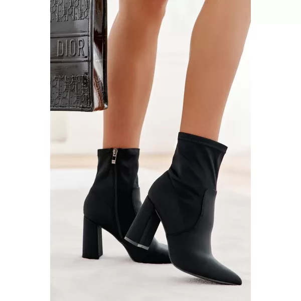  Dámské boty na podpatku BOTO AMILE 21345 BLACK 