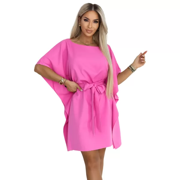  Dámské šaty NUMOCO SOFIA 287-42 SVĚTLÁ FUCHSIE 