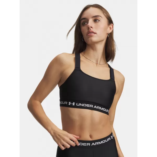  Dámská podprsenka UNDER ARMOUR HEATGEAR HIGH 6011152-008 ČERNÁ 