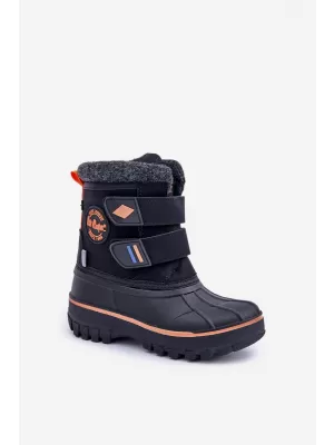 Dětské sněhule LEE COOPER LCJ-24-44-2865K BLACK