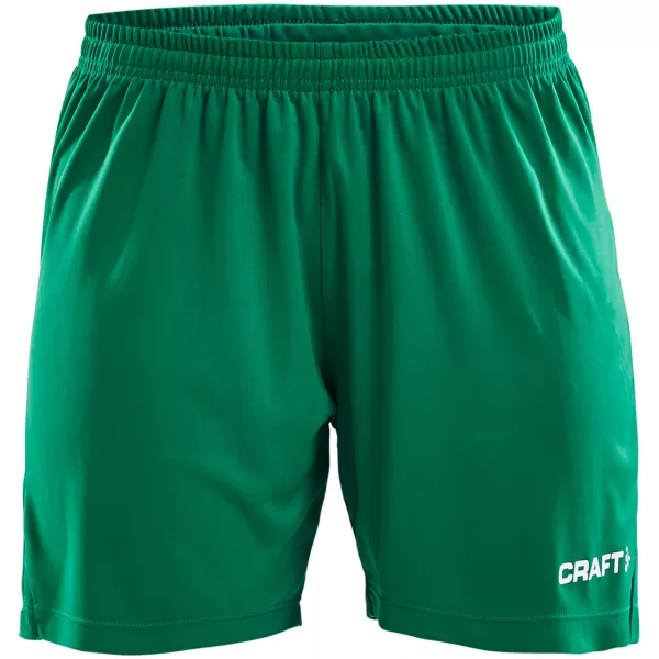  Dámské sportovní kraťasy CRAFT TW Squad Go Short Solid W TÝMOVĚ ZELENÁ 