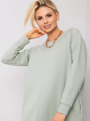 Dámské šaty BASIC FEEL GOOD RV-TU-5184.93P PISTACHIO