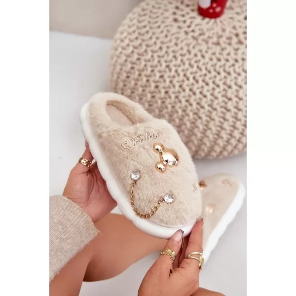  Dámské pantofle BOTO IVELFEDI 35010 BEIGE 