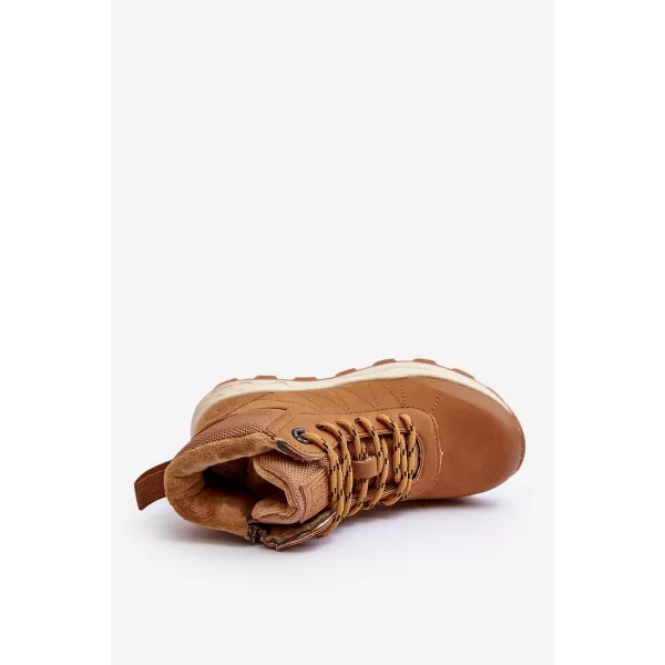  Dětské zimní boty BIG STAR MM374202 CAMEL 