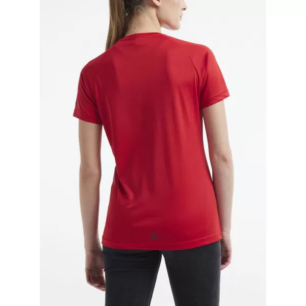  Dámské sportovní tričko CRAFT Corp. CORE Unify Training Tee W JASNĚ ČERVENÁ 