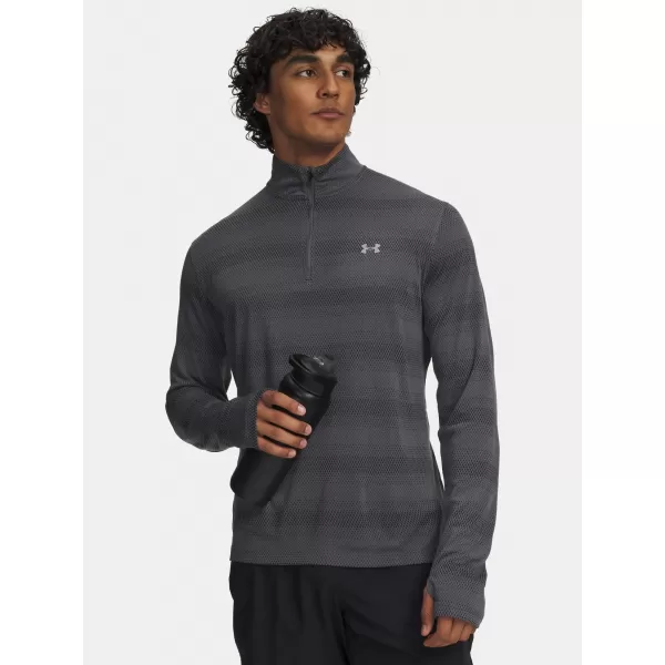  Pánské triko UNDER ARMOUR UA VELOCITI 1/4 ZIP 6010887-025 ŠEDÁ 