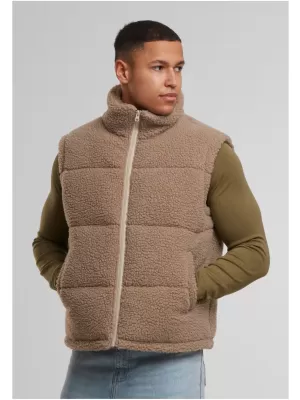 Pánská vesta URBAN CLASSICS TB7939 DARK TAUPE