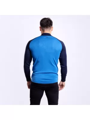Pánský rolák PROGRESS BREAKOUT MAN MERINO KRÁTKÝM ZIPEM ČERNOMODRÝ