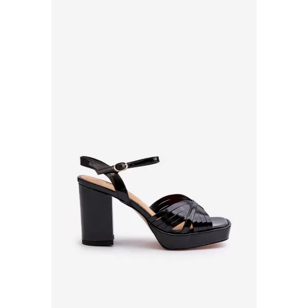  Dámské sandály D&A MR38-668 BLACK 