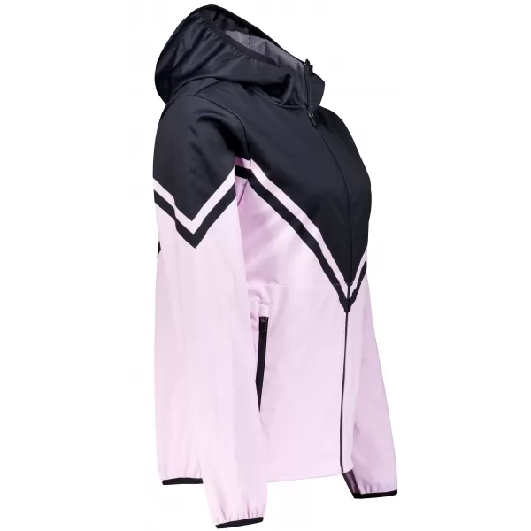  Dámská softshellová bunda premium ALTISPORT VOJ/ALW101JACK01 RŮŽOVOČERNÁ 