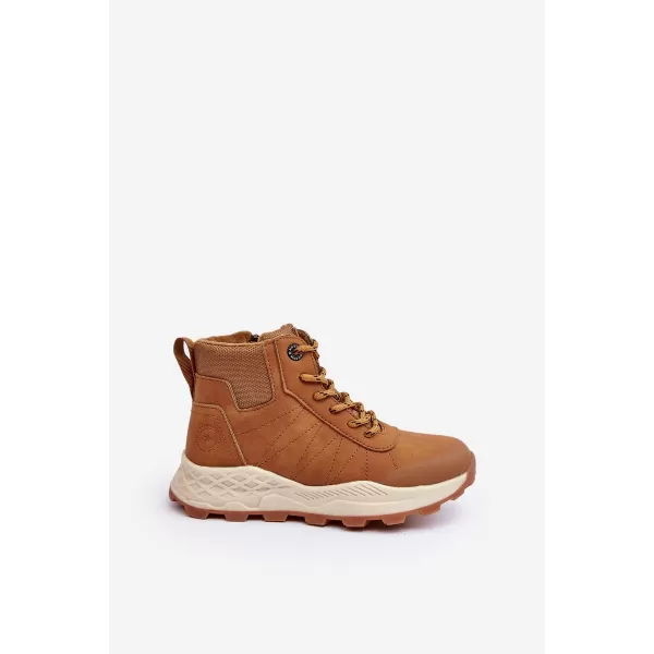  Dětské zimní boty BIG STAR MM374202 CAMEL 