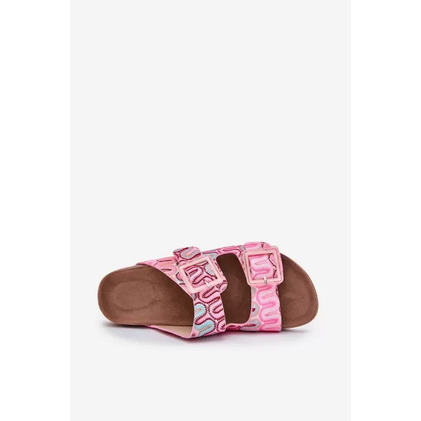  Dámské pantofle S.BARSKI RB51-006 PINK 