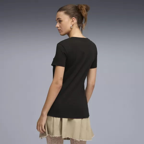  Dámské triko PUMA ESS LOGO LAB TEE 691824_01 PUMA BLACK 