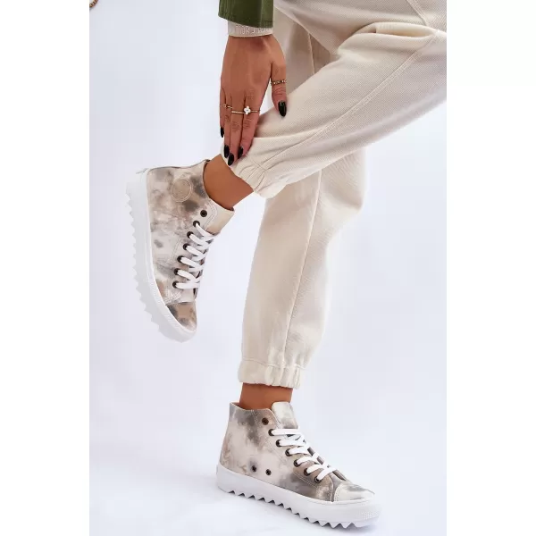  Dámské tenisky BIG STAR LL274047 WHITE/OLIVE 
